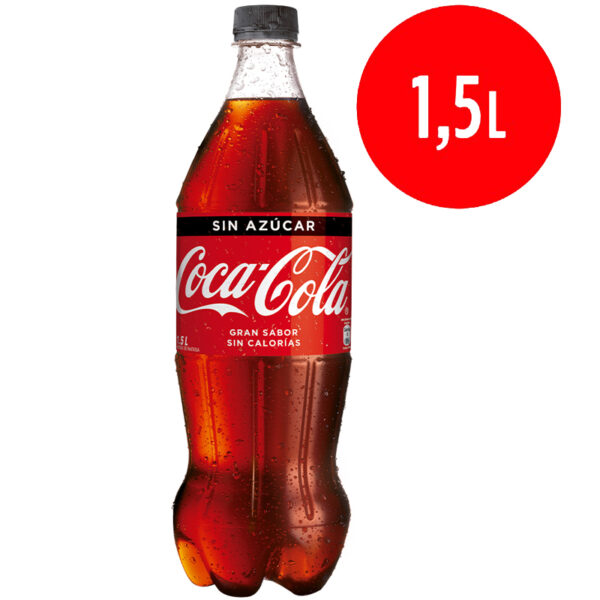 Coca~Cola Sin Azucar 1.5 lts