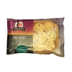 Mini Quiche Espinaca 12 un
