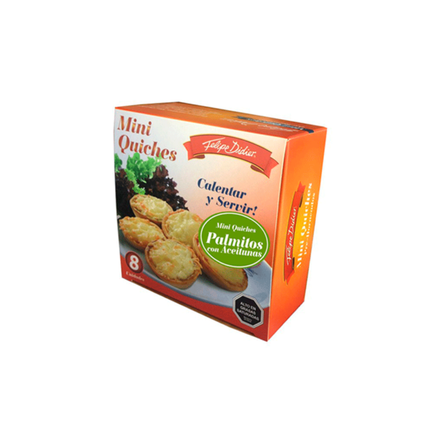 Mini Quiche Palmito 8 un