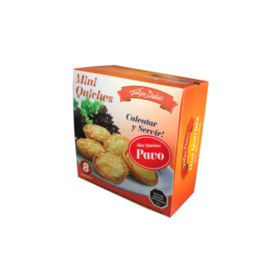 Mini Quiche Pavo pimentón 8 un